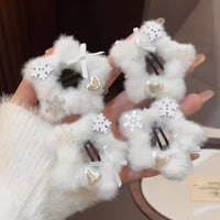 Snowflake Star Hair Clip