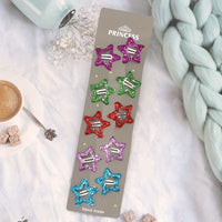 Star Shape Glitter Hair Clips