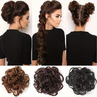 Elegant Bun & Ponytail Extensions for Women