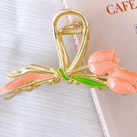 Elegant Metallic Hair Claw Clip