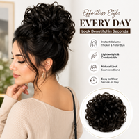 Synthetic Angel Style Messy Bun