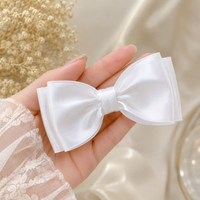Classic Double Layered Hair Bow Clip.