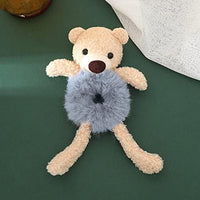 Cute Rabbit Hair Plush Tie