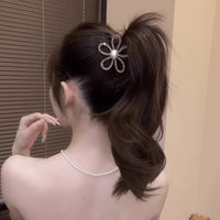 Elegant Acrylic Flower Hair Claw Clip