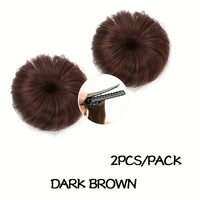 Synthetic Hair Buns with Clips