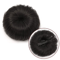Donut Bun Short Ponytail Wig