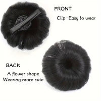 Synthetic Hair Buns with Clips