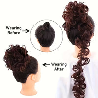 Elegant Bun & Ponytail Extensions for Women