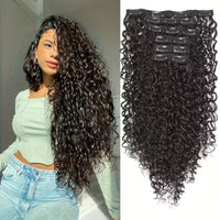 Curly Clip-In Hair Extensions