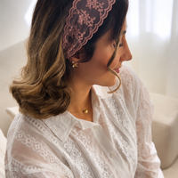 Delicate Flower Design Lace Headband