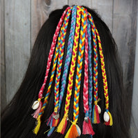 Cultural Style Braided Hair Tie