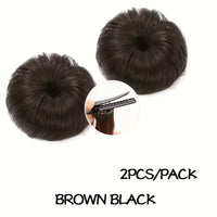 Synthetic Hair Buns with Clips