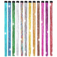 Glitter Hair Tinsel Extensions for Women