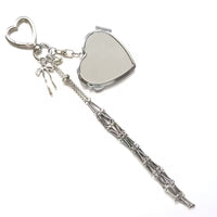 Lipstick Holder Charm Keychain