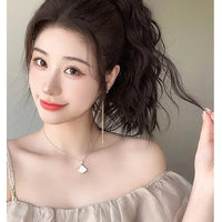 Beautiful High Ponytail With Curly Hair