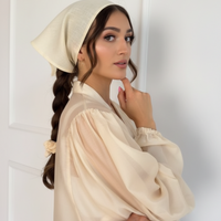 Floral Style Hair Wrap Headscarf