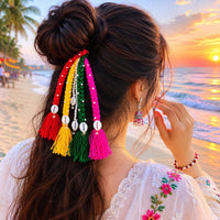 Cultural Style Braided Hair Tie