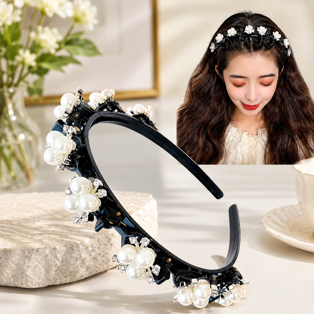 Beautiful Crown Flower Headband