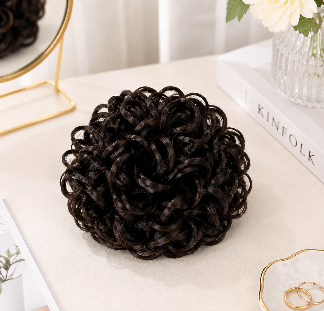 Synthetic Angel Style Messy Bun