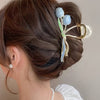 Elegant Metallic Hair Claw Clip