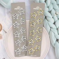Star Shape Glitter Hair Clips
