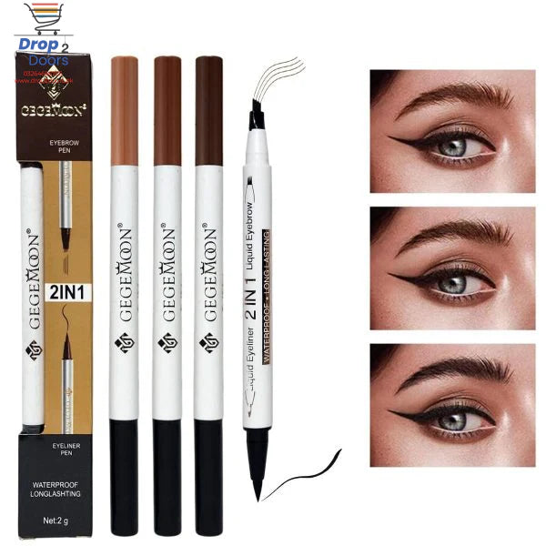 Flawless 2 in 1 Eyeliner &amp; Eyebrow Pen