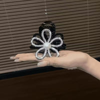 Elegant Acrylic Flower Hair Claw Clip