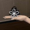Elegant Acrylic Flower Hair Claw Clip