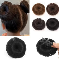 Synthetic Hair Buns with Clips