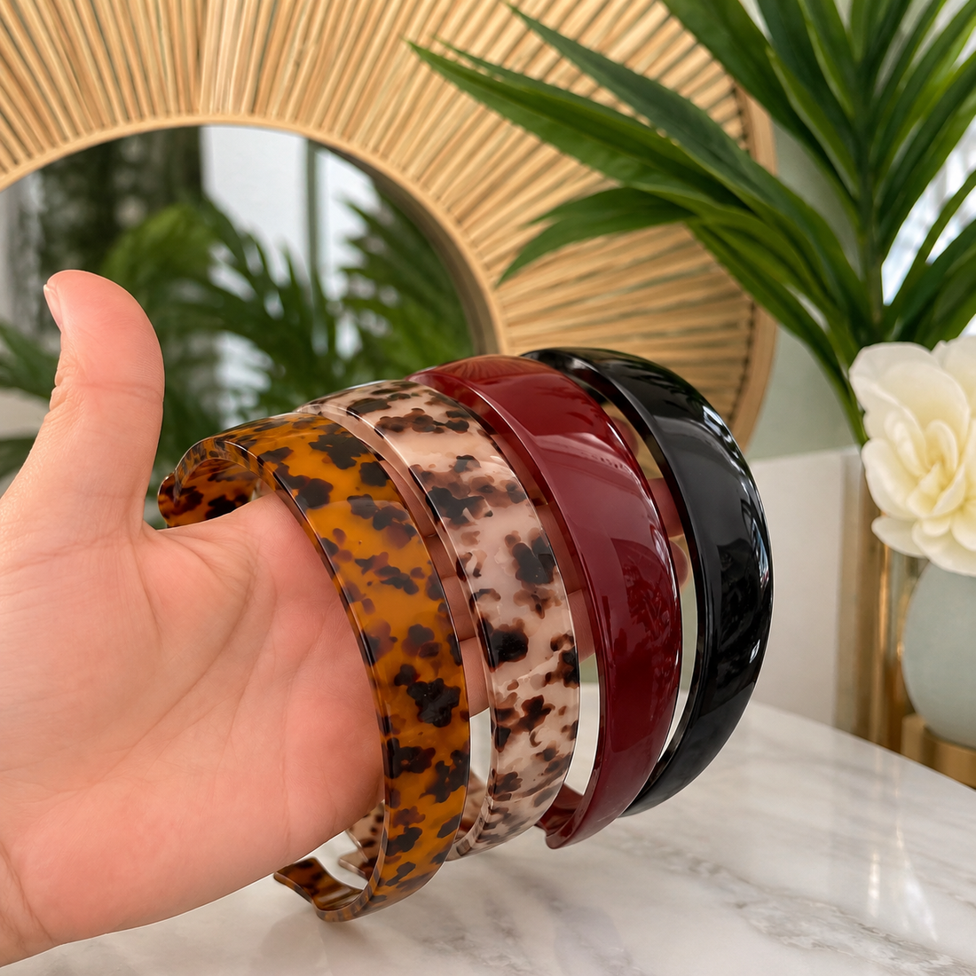 Fashionable Foldable Glossy Headband