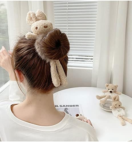 Cute Rabbit Hair Plush Tie