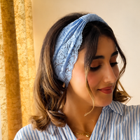 Premium Floral Style Hair Wrap Headband