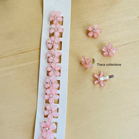 Crystal Bloom Mini Hair Clips