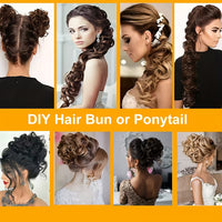 Elegant Bun & Ponytail Extensions for Women