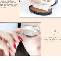 Eyebrow Powder Stamp Stencil Kit