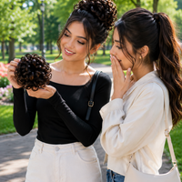 Synthetic Angel Style Messy Bun