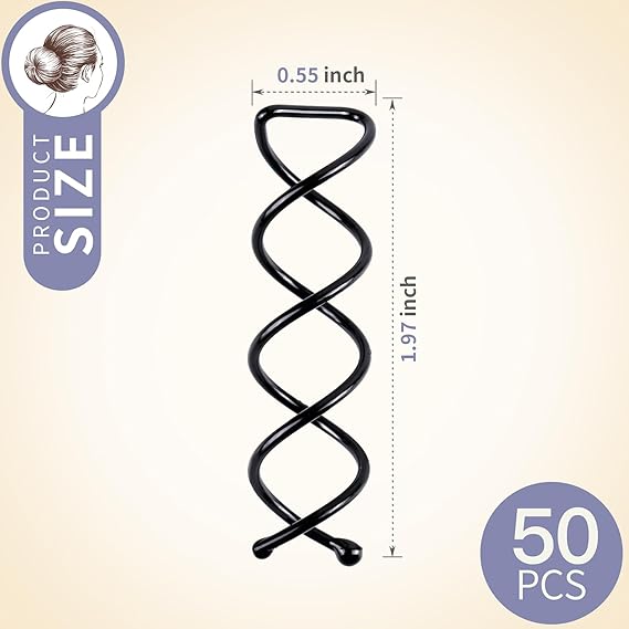 Twist Screw Spiral Hair Pins