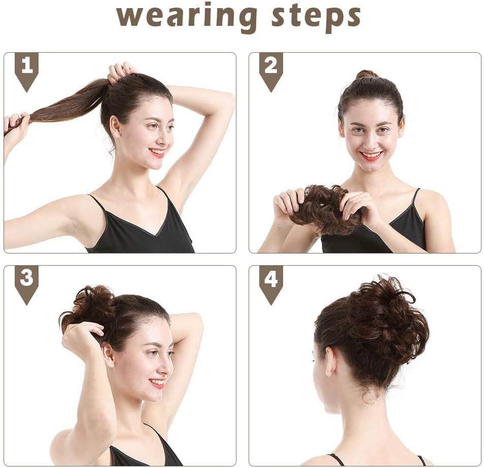 Messy Bun Hair Piece