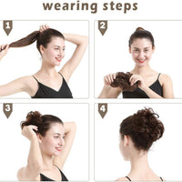 Messy Bun Hair Piece