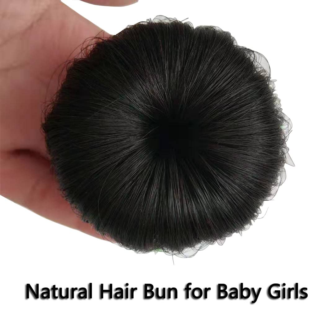 Donut Bun Short Ponytail Wig