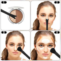 2-in-1 Makeup U-Shaped Brush for Nose Contouring