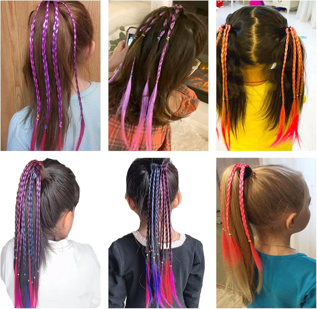 Colourful Braided Hair