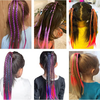 Colourful Braided Hair