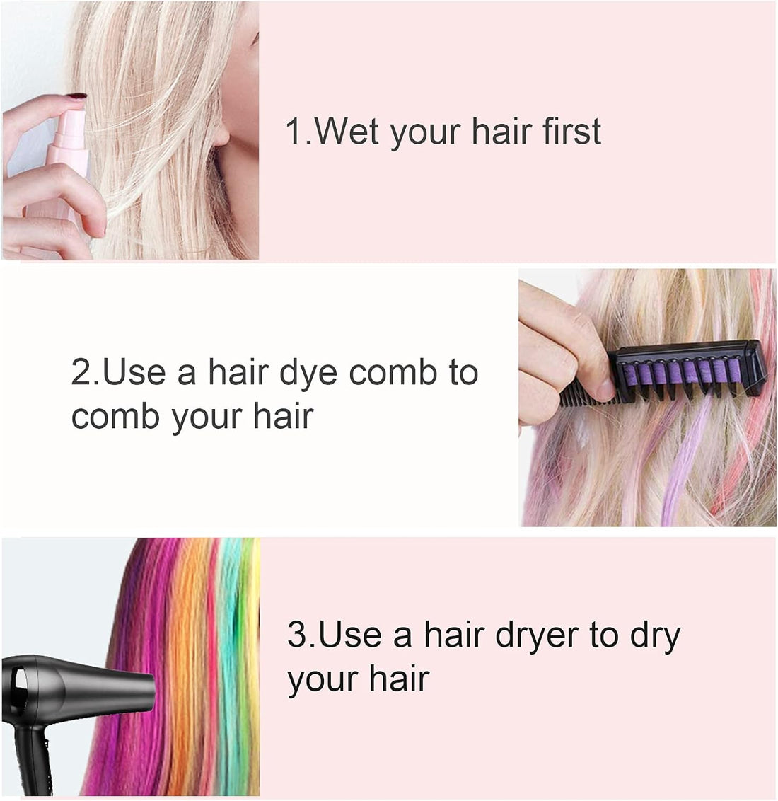 Hair Chalk Comb