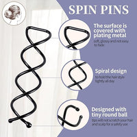 Twist Screw Spiral Hair Pins