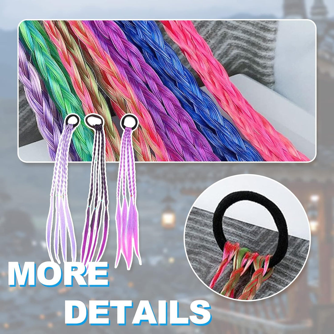 Colourful Braided Hair