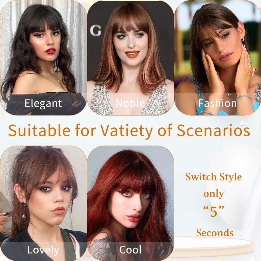 Hair Clip on Bang for Women