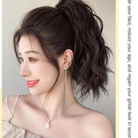 Beautiful High Ponytail With Curly Hair