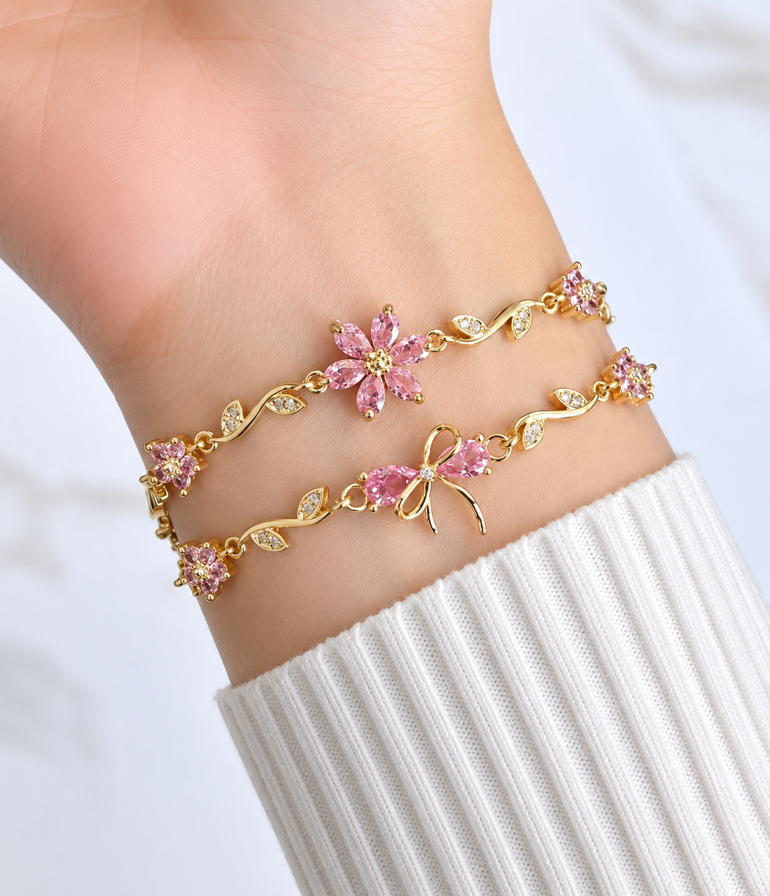 Aesthetic Vine Charm Bracelet