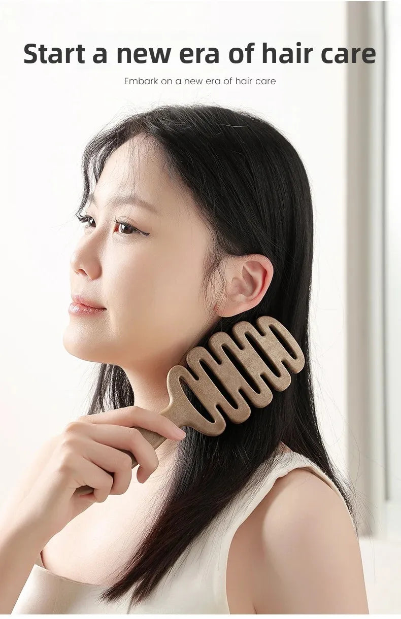 Portable Bristle Fluffy Styling Volumizing Hair Brush